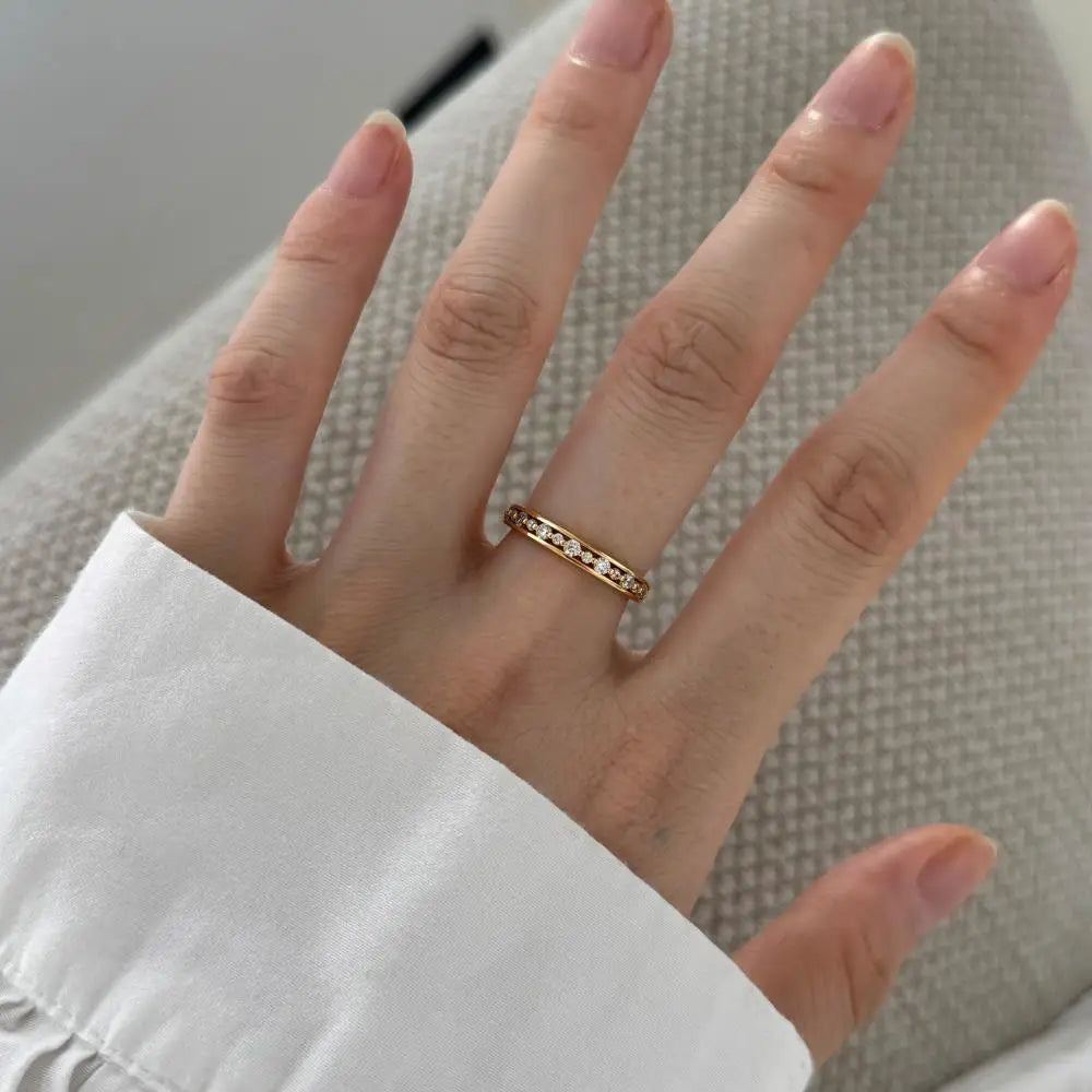 925 Silver CZ Bridal Engagement Ring DY121486 product image 3