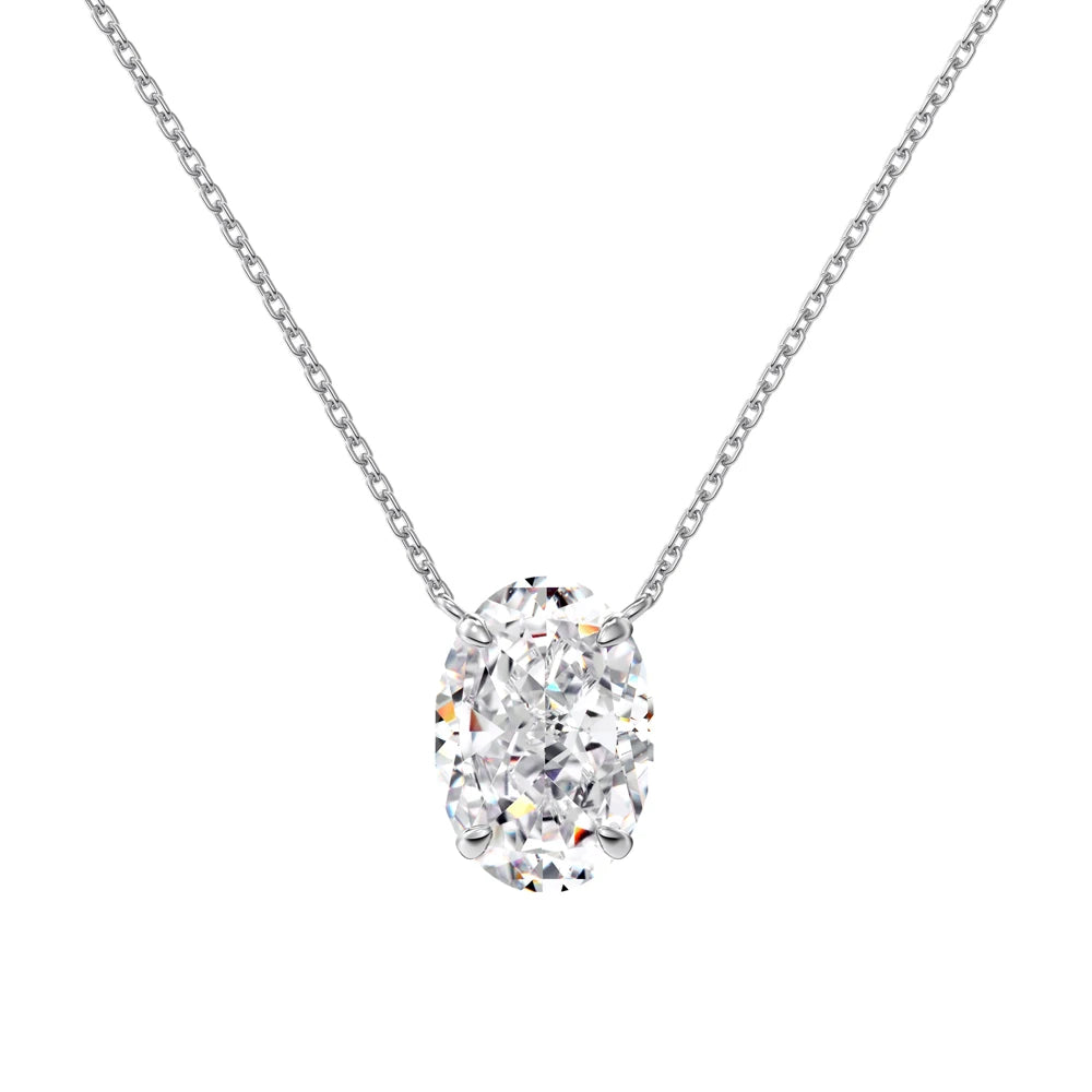 925 Silver 8A CZ Pendant Necklace DY190869 by KAKODIY