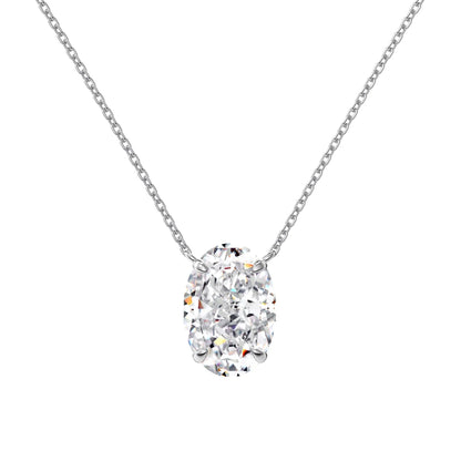 925 Silver 8A CZ Pendant Necklace DY190869 by KAKODIY