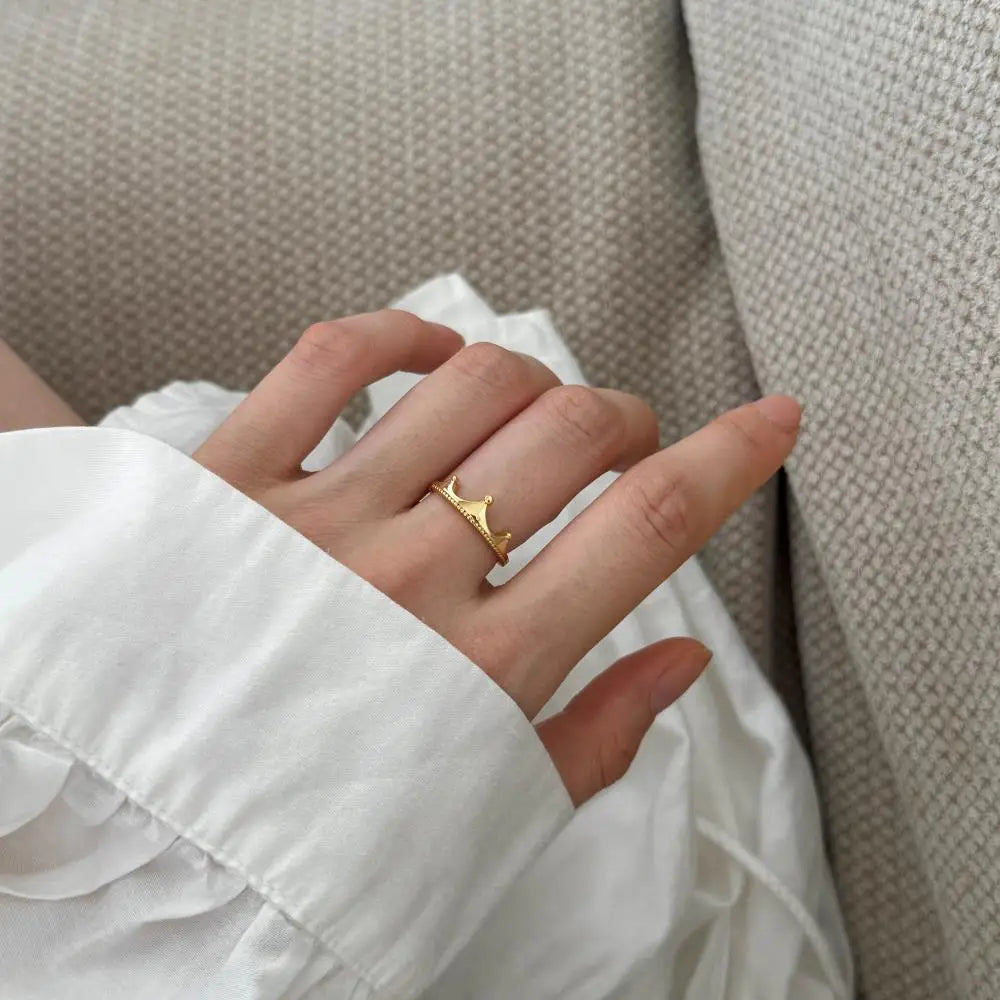 925 Silver Crown Bridal Wedding Ring DY121484 product image 4