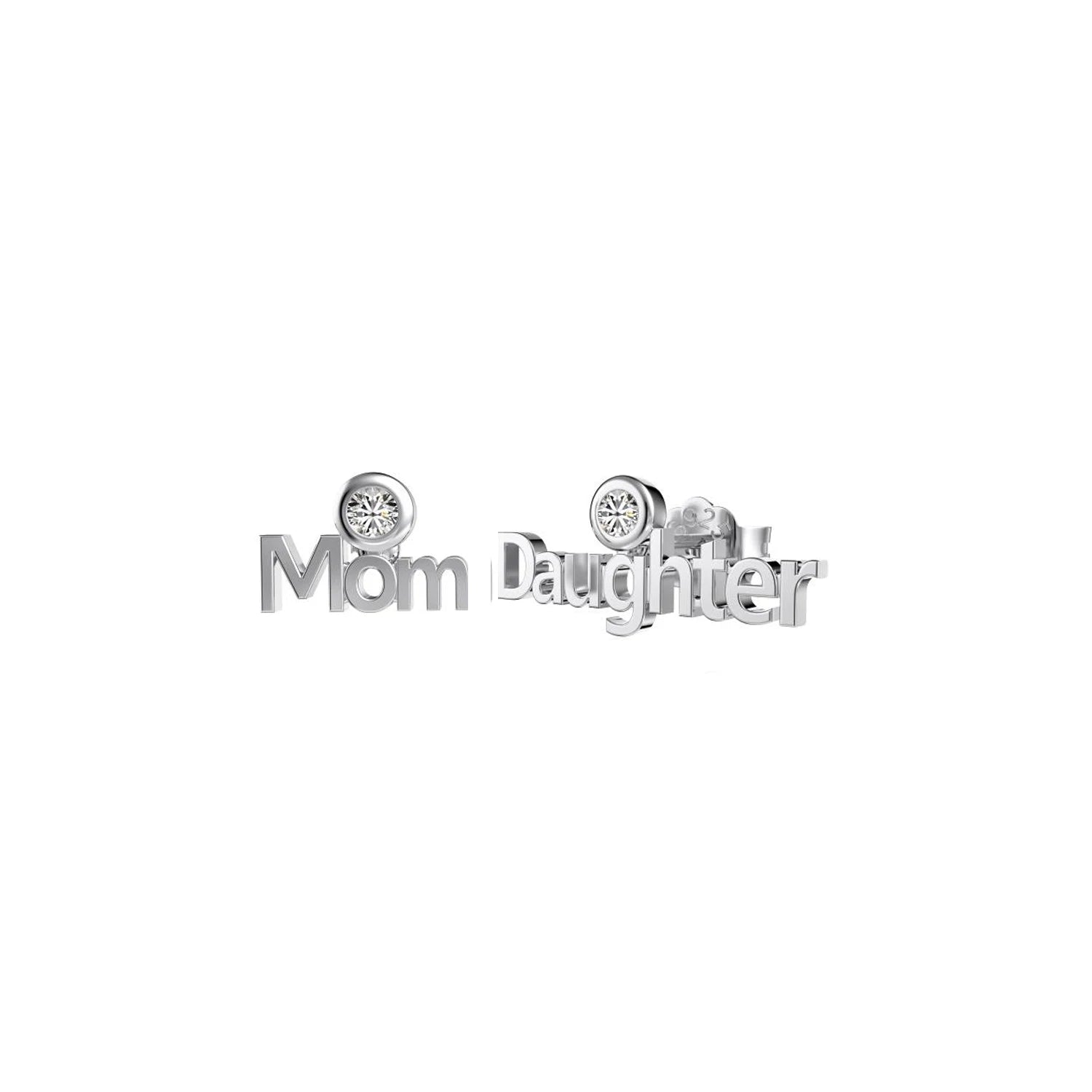 KAKODIY 925 Gorgeous Sterling Silver Stud Earrings with Zirconia Mother's Day Gold Plated Earrings - product image 1