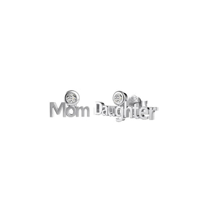 KAKODIY 925 Gorgeous Sterling Silver Stud Earrings with Zirconia Mother's Day Gold Plated Earrings - product image 1