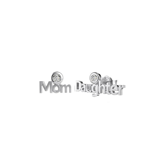 KAKODIY 925 Gorgeous Sterling Silver Stud Earrings with Zirconia Mother's Day Gold Plated Earrings - product image 1