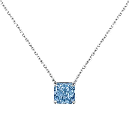 925 Sterling Silver CZ Pendant Necklace DY190528 product image 7