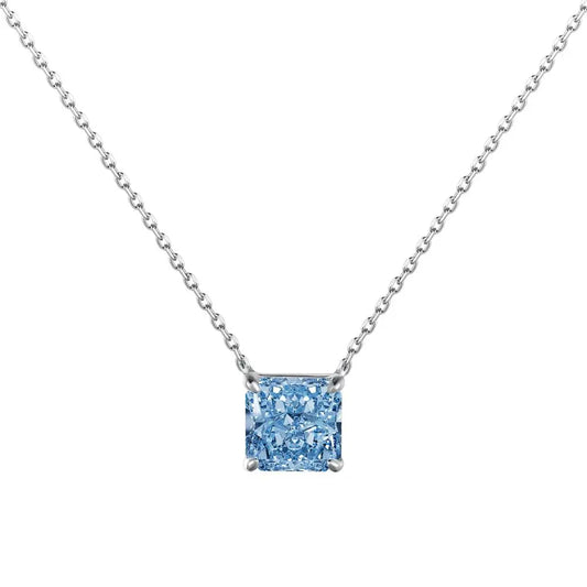 925 Sterling Silver CZ Pendant Necklace DY190528 product image 7