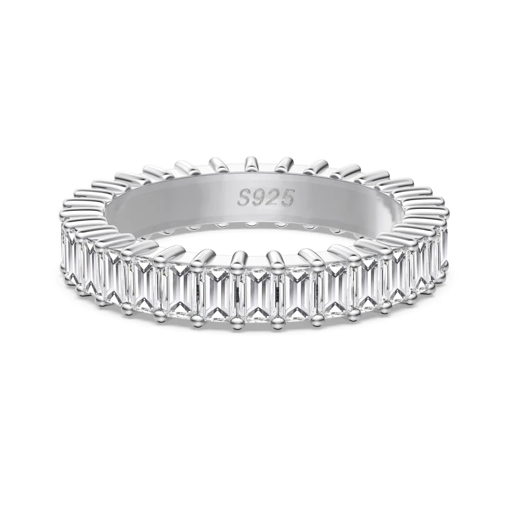 925 Silver 5A CZ Bridal Engagement Ring DY121530 by KAKODIY