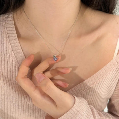 925 Silver 5A CZ Pendant Necklace DY191227 product image 2