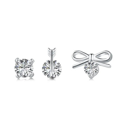 KAKODIY Best Sellers 18K Gold Plated Heart Earrings Accessories Women Engagement Silver 925 Stud Earrings Set