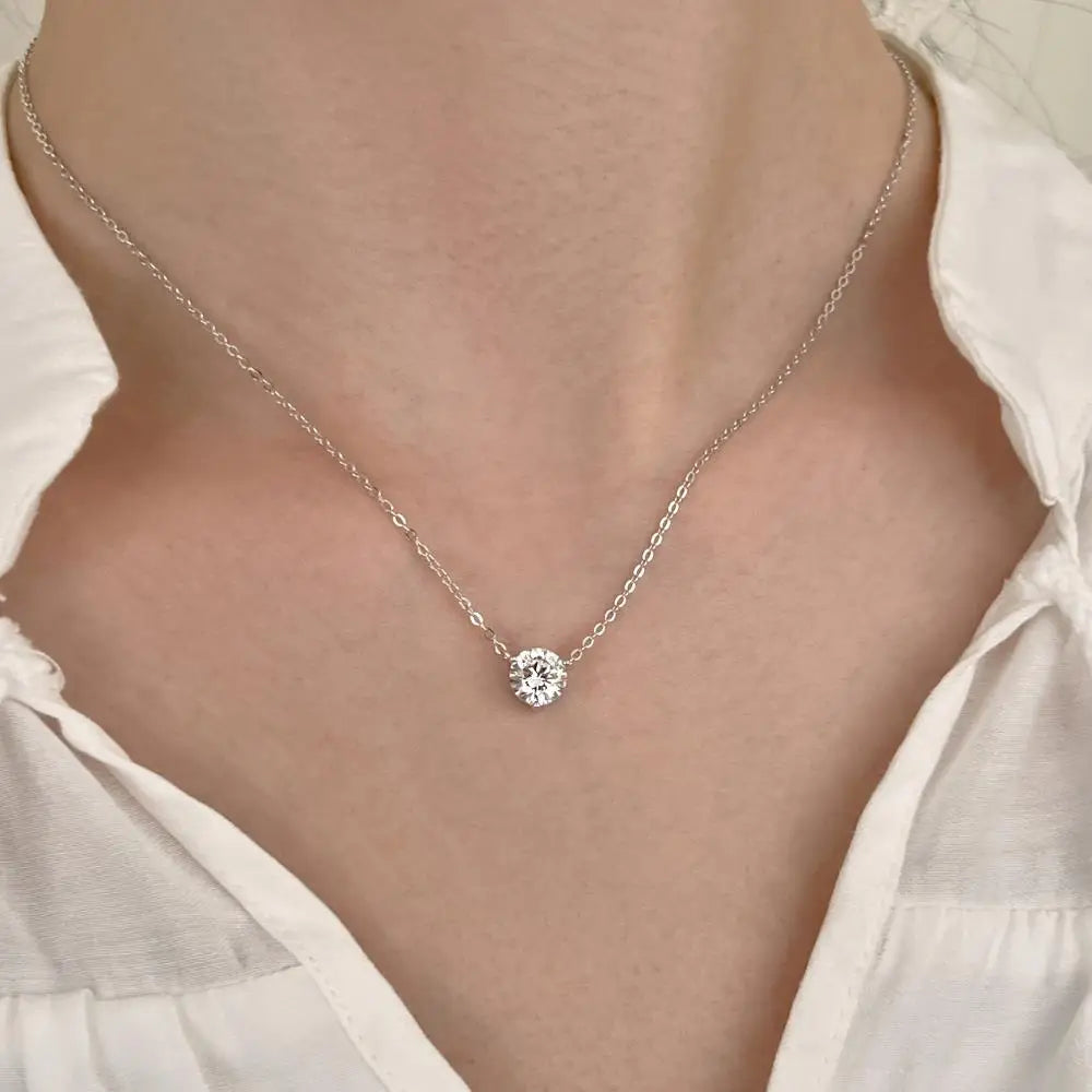 925 Sterling Silver Pendant Necklace DY191422 product image 5