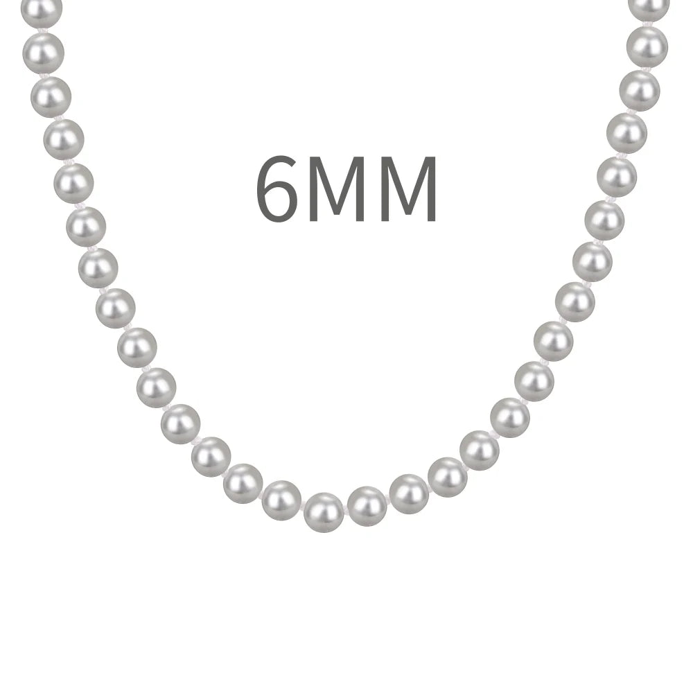 925 Sterling Silver Pearl Lariat Necklace product image 8