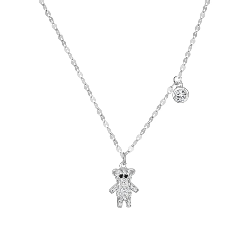 925 Silver 5A CZ Dainty Pendant Necklace DY191684 product image 6