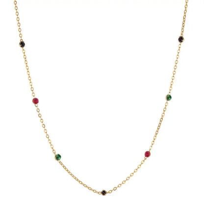 925 Silver Minimalist Chain Necklace DY191370 product image 7
