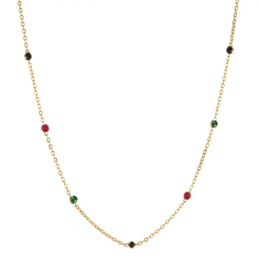 925 Silver Minimalist Chain Necklace DY191370 product image 7