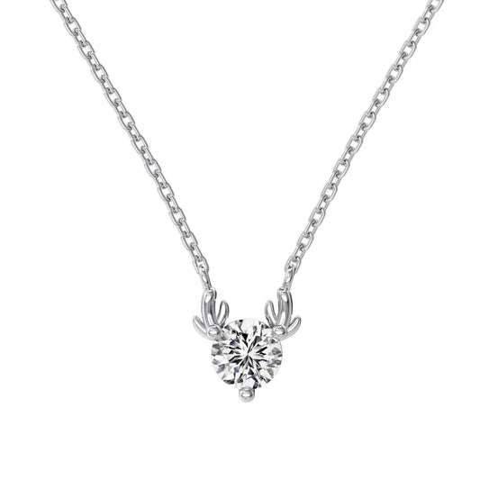 925 Silver 5A CZ Pendant Necklace DY191008 by KAKODIY
