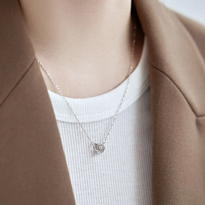 925 Sterling Silver CZ Statement Pendant Necklace product image 3