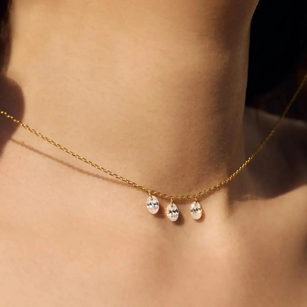925 Silver Bridal Lariat Necklace DY191195 product image 6