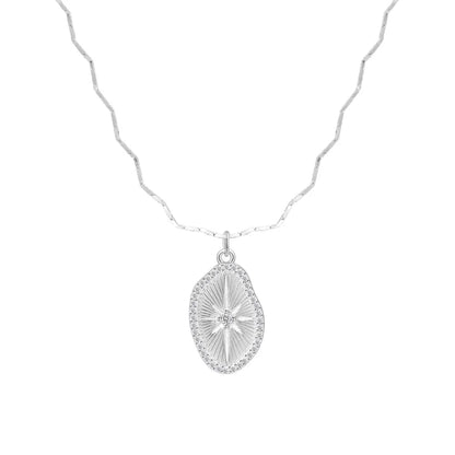 925 Silver 5A CZ Pendant Necklace DY191685 by KAKODIY