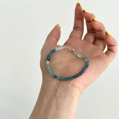 925 Sterling Silver Sapphire CZ Bracelet product image 4