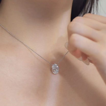925 Silver 8A CZ Pendant Necklace DY190869 product image 5