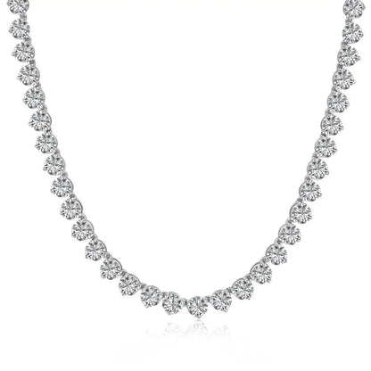 925 Sterling Silver 5A CZ Tennis Necklace product image 7