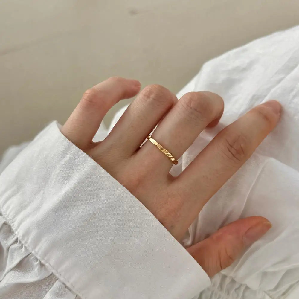 925 Sterling Silver Geometric Bridal Wedding Ring product image 5