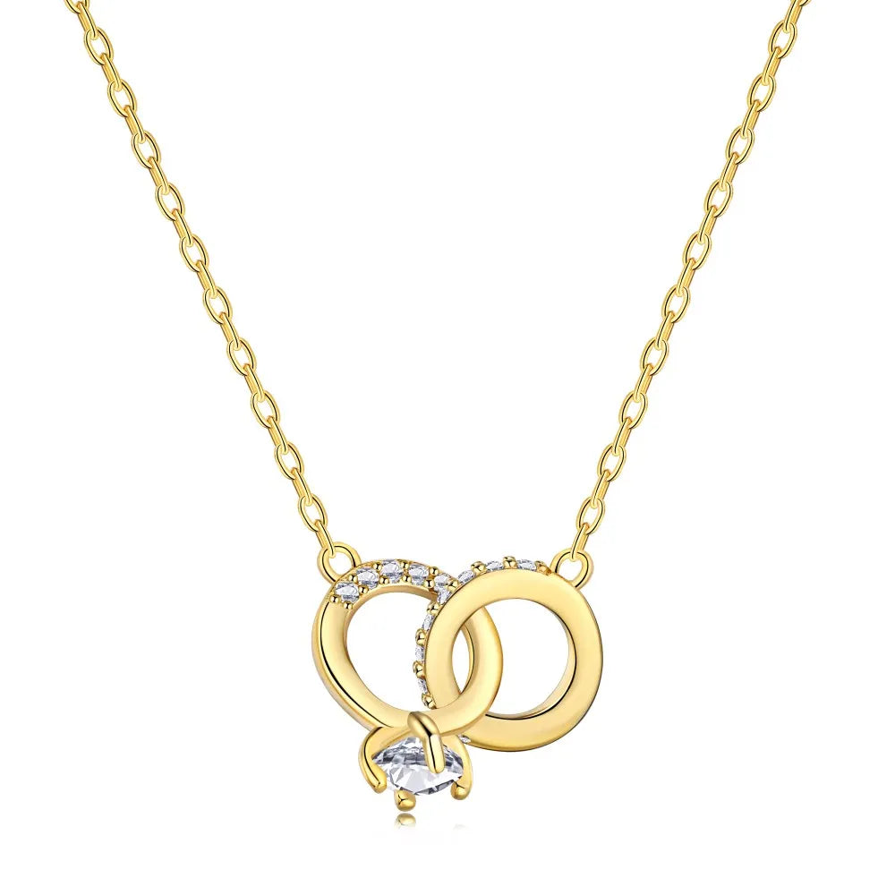 925 Sterling Silver CZ Statement Pendant Necklace product image 7