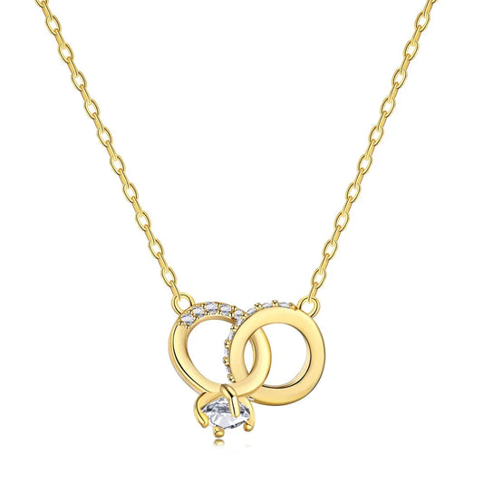 925 Sterling Silver CZ Statement Pendant Necklace product image 7