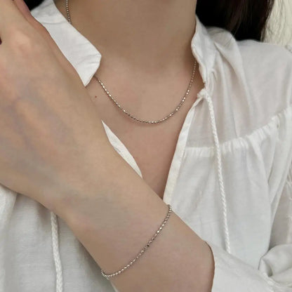 925 Sterling Silver Chain Necklace DY190996 product image 2