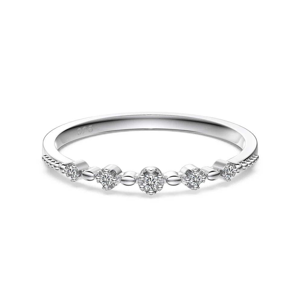 925 Sterling Silver 5A CZ Engagement Ring DY121511 by KAKODIY