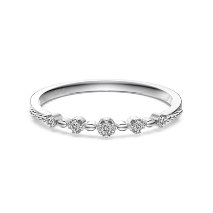 925 Sterling Silver 5A CZ Engagement Ring DY121511 by KAKODIY
